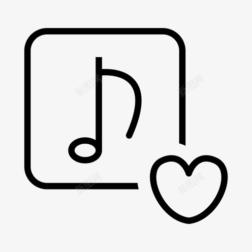 最喜爱的歌曲音乐播放列表svg_新图网 https://ixintu.com 最喜 爱的 歌曲 音乐 播放列表 线路