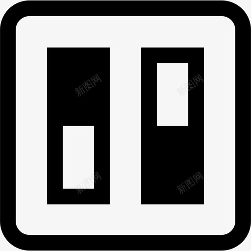 灯光开关短设置svg_新图网 https://ixintu.com 开关 灯光 设置 翻转 大调 调整 基本 美学