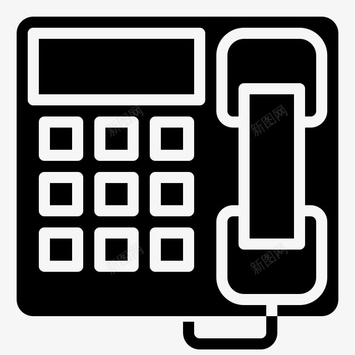 通信呼叫会话svg_新图网 https://ixintu.com 通信 电话 呼叫 会话 符号