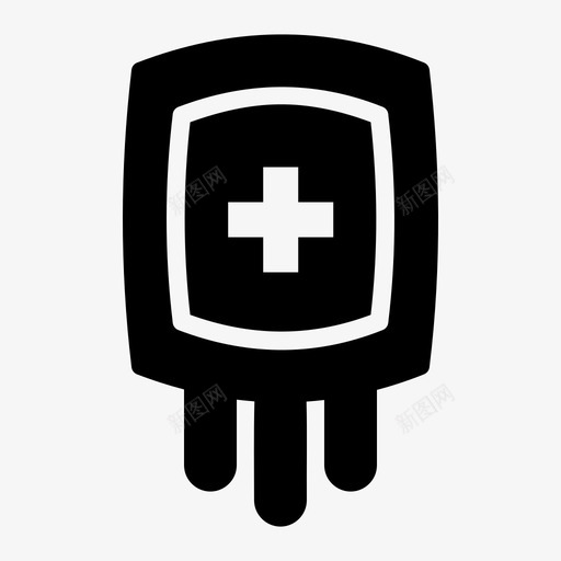 血袋医院医疗svg_新图网 https://ixintu.com 血袋 医院 医疗 医药 冠状 病毒 固体