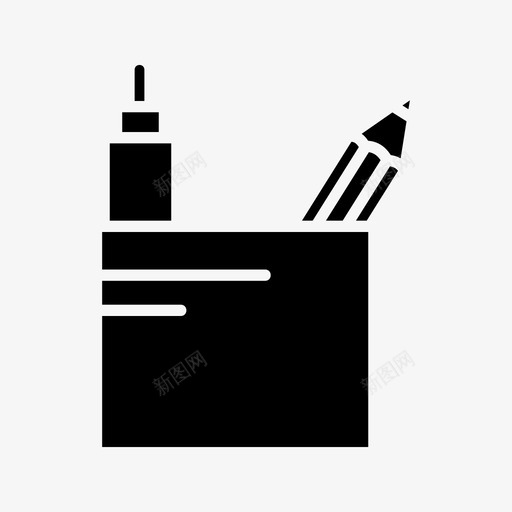 采购产品铅笔盒铅笔盒编辑工具svg_新图网 https://ixintu.com 铅笔盒 工具 材料 采购 产品 编辑 办公室 材料学 学校 订书机 设备