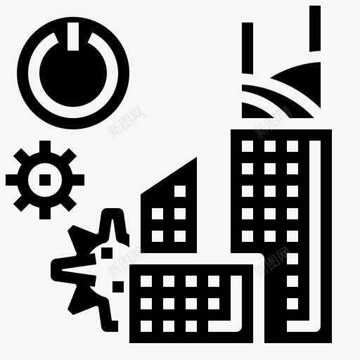 关闭城市关闭的城市svg_新图网 https://ixintu.com 关闭 城市 冠状 病毒 经济 雕文