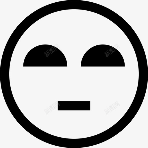 中立不关心放松svg_新图网 https://ixintu.com 表情 中立 不关心 放松 无关 情绪 内容 不分 分阶段