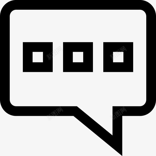 评论思考短信svg_新图网 https://ixintu.com 思考 短信 评论 语音 泡沫 观点 信息 对话 聊天 键入