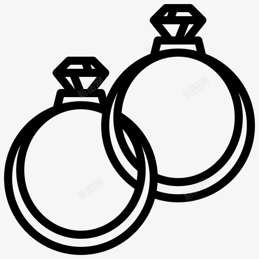 戒指时尚珠宝svg_新图网 https://ixintu.com 戒指 时尚 珠宝 奢侈品 婚礼 美容