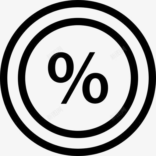 百分比购物在线svg_新图网 https://ixintu.com 电子商务 百分比 购物 在线 数字 贷款 信贷 银行 股东