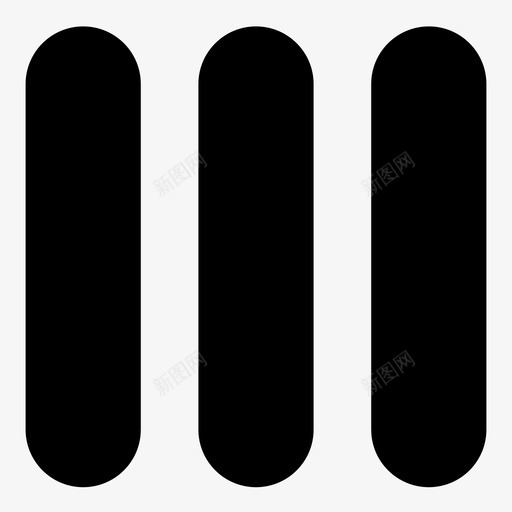列行组织svg_新图网 https://ixintu.com 列行 组织 菜单 列表 布局 文件 设计 条形图 三个 简单 用户界面