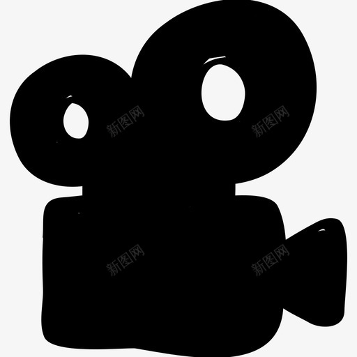 摄像机实时图片svg_新图网 https://ixintu.com 摄像机 实时 图片 移动 电影 胶片 记录 手工