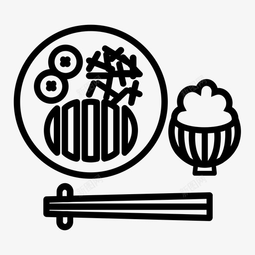晚餐筷子食物svg_新图网 https://ixintu.com 晚餐 食物 筷子 日本 米饭