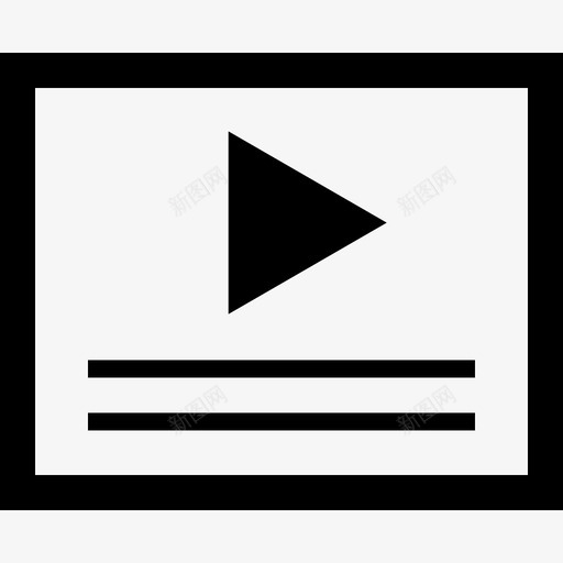 播放说明线框主题svg_新图网 https://ixintu.com 播放 说明 线框 主题 预览 播放列表 页面 大纲 联机 模型 标题
