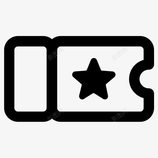 优惠券音乐会礼券svg_新图网 https://ixintu.com 优惠券 音乐会 礼券 明星 门票