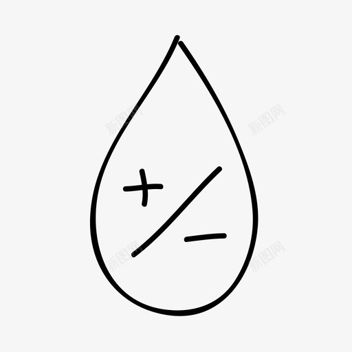 正负液滴手绘液体svg_新图网 https://ixintu.com 正负 液滴 手绘 液体 水滴