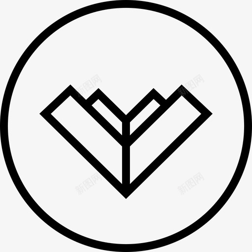 向下符号信号svg_新图网 https://ixintu.com 箭头 向下 符号 信号 道路 指针 方向 交通