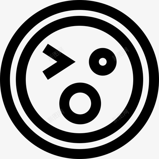 眨眼符号加号svg_新图网 https://ixintu.com 符号 表情 眨眼 加号 表示 情绪 检查 添加 粗体