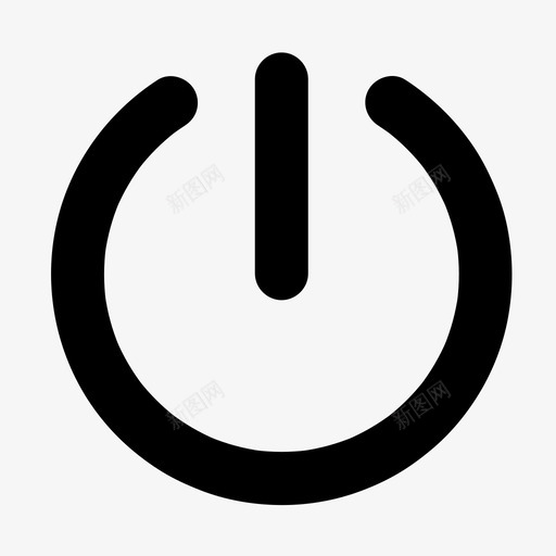 电源开关强度svg_新图网 https://ixintu.com 电源 开关 强度 关机 退出 打开 关闭 注销 按钮 旋转 基本