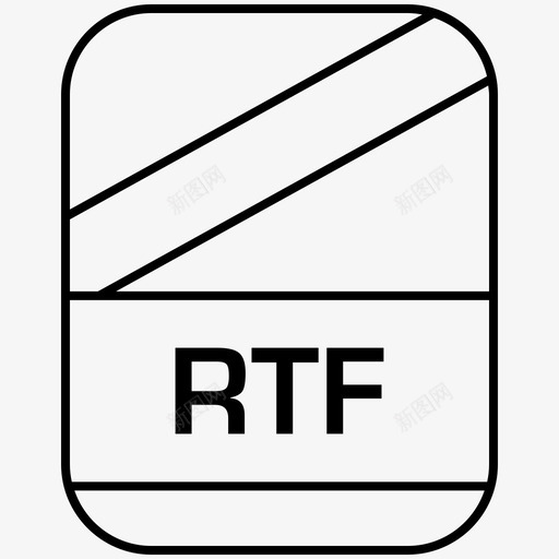 rtf文件名扩展名svg_新图网 https://ixintu.com 文件名 扩展名 文件 页面