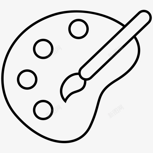 绘画缪斯学习svg_新图网 https://ixintu.com 绘画 教育 缪斯 学习 展览 创造 色彩 艺术 在线 学校