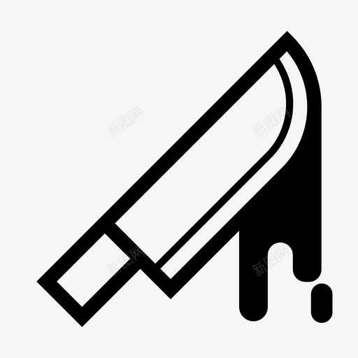 血淋淋的刀死亡万圣节svg_新图网 https://ixintu.com 血淋淋 万圣节 死亡 杀戮 杀手 基夫 场景
