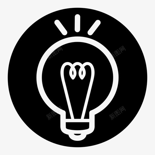 灯泡商业理念概念理念svg_新图网 https://ixintu.com 灯泡 理念 商业 概念 创新 集合