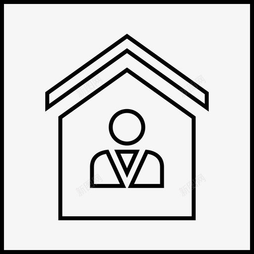 房地产住宅购房svg_新图网 https://ixintu.com 房地产 住宅 购房 房子 网上