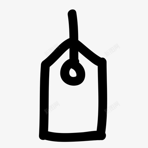 手绘价格标签手绘购物svg_新图网 https://ixintu.com 手绘 价格 标签 购物 素描 商店 常见 图标