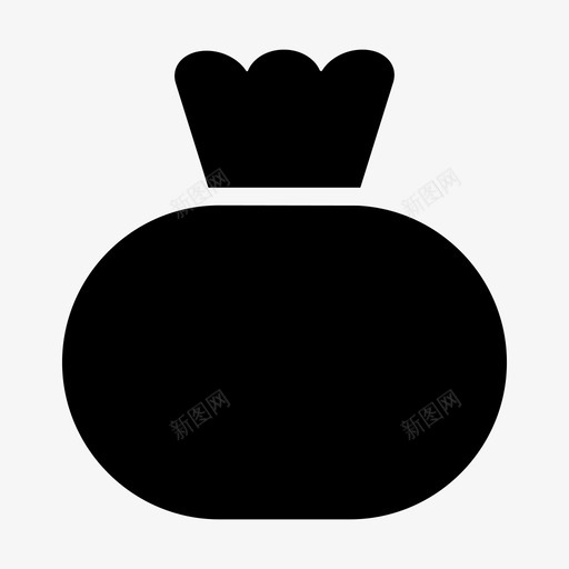 袋子银行钱袋svg_新图网 https://ixintu.com 袋子 银行 钱袋