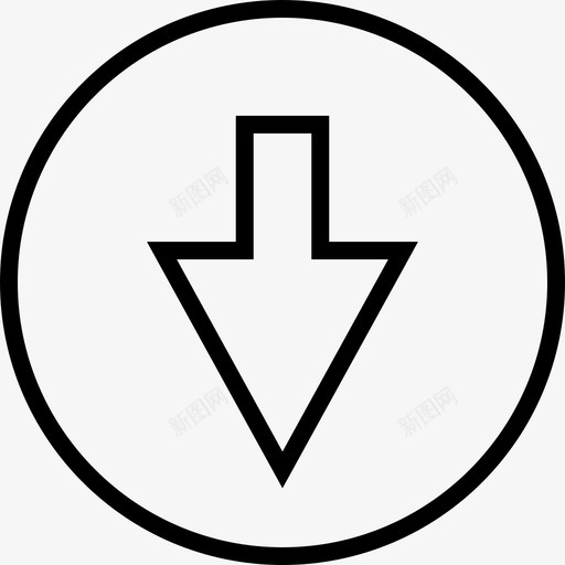 向下箭头继续指针svg_新图网 https://ixintu.com 箭头 向下 继续 指针 文档 方向 单击 弓箭手 符号