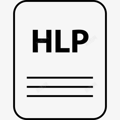 hlp文件名6浅色svg_新图网 https://ixintu.com 文件名 浅色