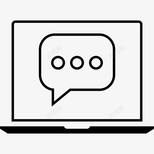 短信传输通话svg_新图网 https://ixintu.com 短信 传输 通话 电话 在线 信息 笔记本 电脑 通讯 缩写