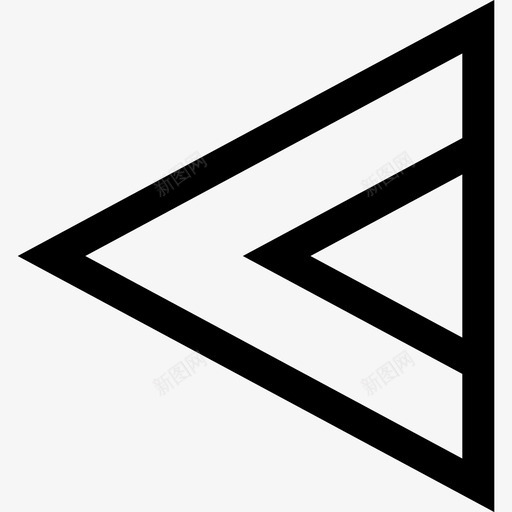 左符号推迟svg_新图网 https://ixintu.com 箭头 符号 推迟 指针 方向 后退 另一个 加减 粗体