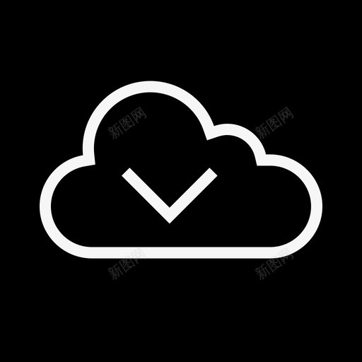 云活动下降箭头在线svg_新图网 https://ixintu.com 活动 下降 箭头 在线 图示