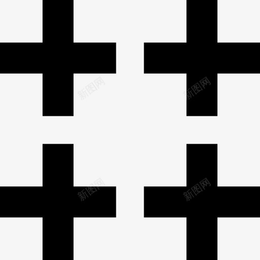 抽象十字抽象6粗体svg_新图网 https://ixintu.com 抽象 十字 粗体