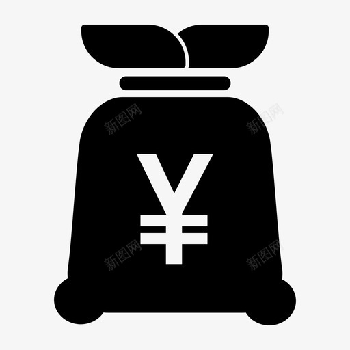 日元一袋钱银行svg_新图网 https://ixintu.com 银行 日元 一袋 钱银行 现金 日本