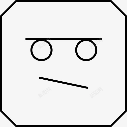 怀疑不相信脸svg_新图网 https://ixintu.com 怀疑 表情 不相信 情绪 阿凡 警惕 脸光