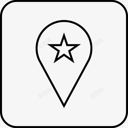 地图钉星方向收藏夹svg_新图网 https://ixintu.com 图钉 地图 星地 方向 收藏夹 黑客 位置 地点 轨道 导航
