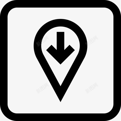地图锁定点选项svg_新图网 https://ixintu.com 地图 锁定 定点 选项 标记 位置 指南 查找 决策 选择 导航