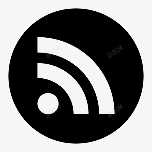 rss无线潮汐svg_新图网 https://ixintu.com 无线 潮汐 浪涌 社交 智能 手机 爆发 网络 流量 订阅
