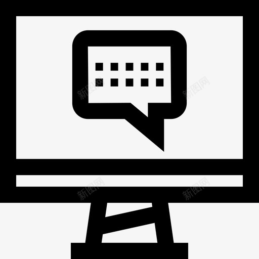 在线聊天聊天泡泡skypingsvg_新图网 https://ixintu.com 在线聊天 聊天 泡泡 信息 计算机 通信 短信 粗体