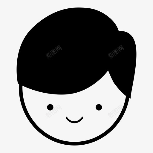 礼貌的男孩人嘴svg_新图网 https://ixintu.com 人嘴 人头 孩子 微笑 快乐 男孩 礼貌 笑脸