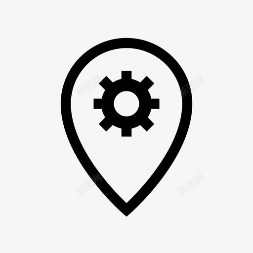 地点优化市场营销搜索引擎优化svg_新图网 https://ixintu.com 优化 地点 市场营销 搜索引擎 网络