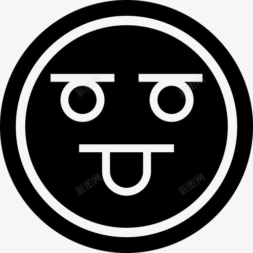 傻瓜傻子快乐svg_新图网 https://ixintu.com 表情 符号 笑脸 傻瓜 傻子 快乐 搞笑 情感 字形