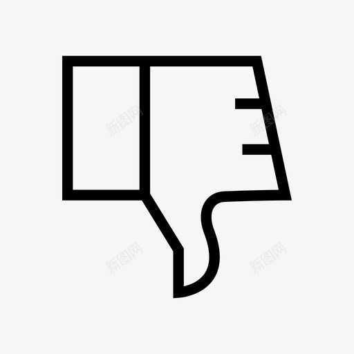 拇指朝下讨厌向下投票svg_新图网 https://ixintu.com 拇指 朝下 讨厌 向下 投票 脸谱 下手