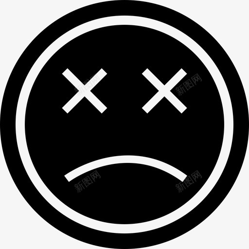 悲伤微笑皱眉svg_新图网 https://ixintu.com 表情 符号 悲伤 微笑 皱眉 情绪 困惑 沮丧 字形