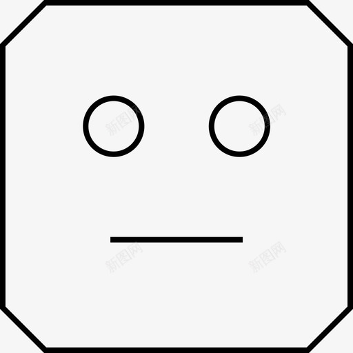 中性无问题中等svg_新图网 https://ixintu.com 一般 中性 中等 头像 头像中性 好的 情绪 精细 表情 问题 面部
