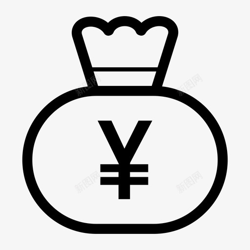 日元一袋钱银行svg_新图网 https://ixintu.com 银行 日元 一袋 钱银行 现金 日本