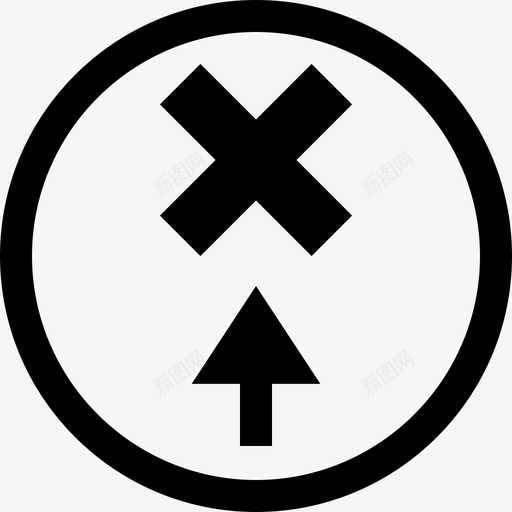 抽象向上箭头抽象4粗体svg_新图网 https://ixintu.com 抽象 向上 箭头 粗体