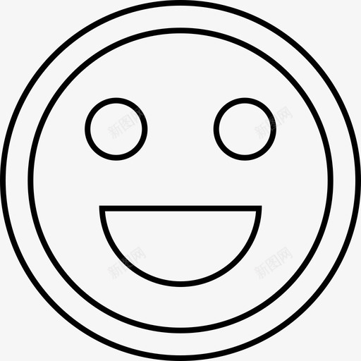 快乐符号忽略svg_新图网 https://ixintu.com 表情 快乐 符号 忽略 向前 情绪 另一个 减除 脸轻