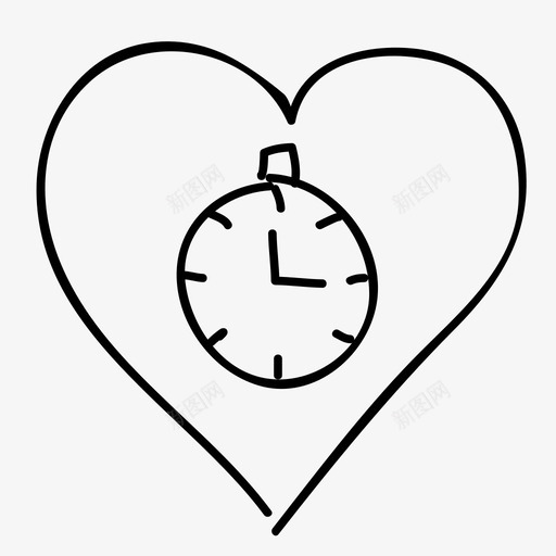 秒表心有氧健康svg_新图网 https://ixintu.com 秒表 心有 有氧 健康 一颗