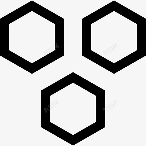 抽象六边形抽象1粗体svg_新图网 https://ixintu.com 抽象 六边形 粗体