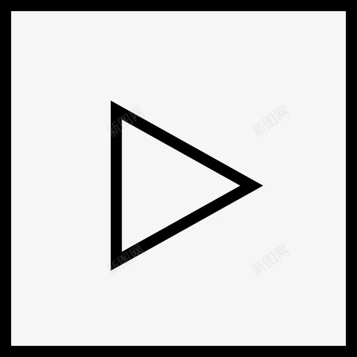 播放观看查看svg_新图网 https://ixintu.com 观看 查看 播放 视频 准备就绪 在线 媒体 网络 络线 常规
